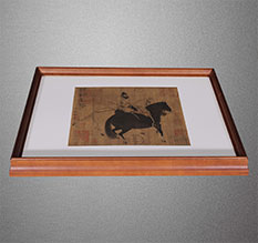 利津书画装裱配框服务案例